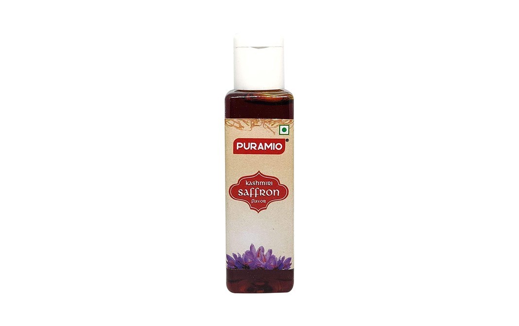 Puramio Kashmiri Saffron Flavour    Plastic Bottle  30 millilitre